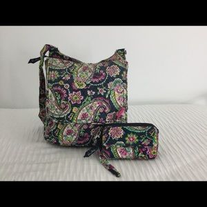 Verá Bradley cross body with matching wallet